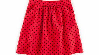 Boden Flock Spot Ponte Skirt, Black,Red,Blue 34432682