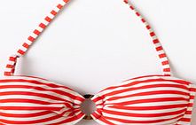 Boden Hoop Detail Bikini Top, Fruit Punch/Ivory 33943002