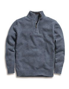 Lambswool Zip Neck