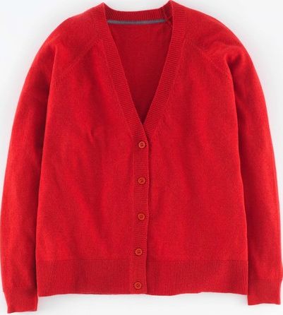 Boden, 1669[^]35255223 Off Duty V-neck Cardigan Rouge Red Boden, Rouge