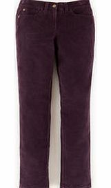 Boden Straightleg Jeans, Gunpowder Cord,Tobacco,Ruby