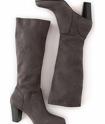 Stretch Heeled Boot, Grey 34218438