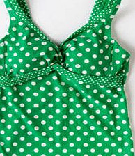 Boden Twist Front Tankini, Peacock Green Spot 33930603