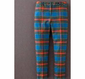 Boden Wool Bistro Crop, Blues Tartan 33782806