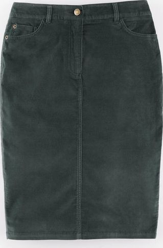 Boden Zoe Pencil Skirt Seaweed Velveteen Boden,