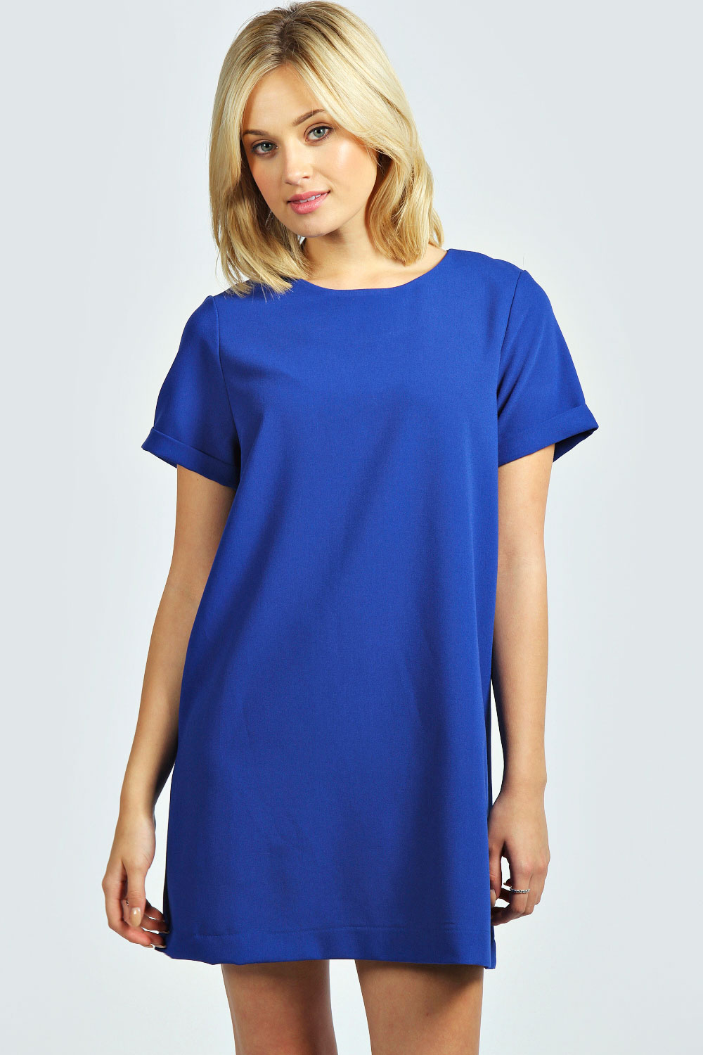 Anna Turn Back T-Shirt Crepe Shift Dress