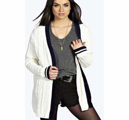 Hannah Cable Cricket Cardigan - cream azz21527