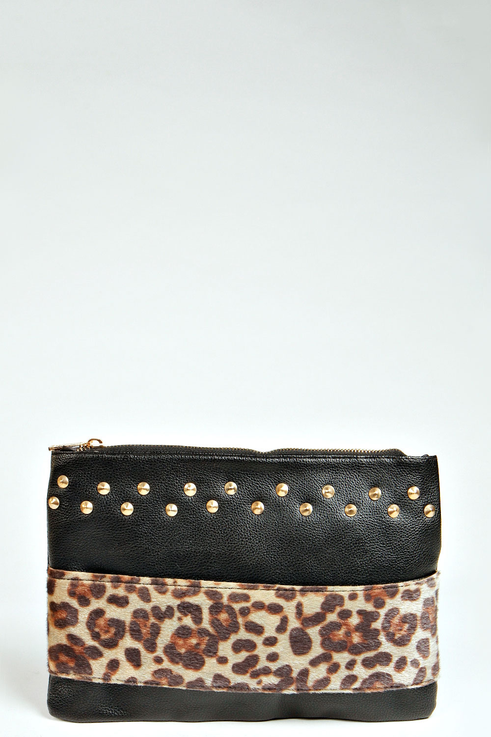 Lauren Faux Fur Detail Clutch Bag - multi