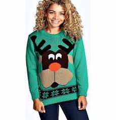 Rowde Chirstmas Jumper - green azz23883