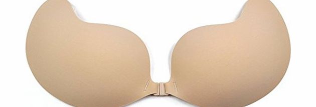 Women Invisible Magic Push Up Strapless Sticker REGULAR BEIGE Bra Self Adhesive Backless by Boolavard