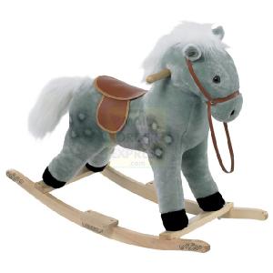 42cm Grey Rocking Horse