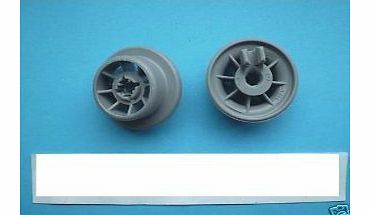 BOSCH NEFF GENUINE DISHWASHER BASKET WHEELS X2 1801311