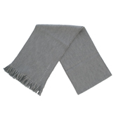 Fadot Grey and White Fleck Tassle Scarf