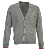 Sarden Grey Button Fastening Cardigan