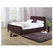 King Bed, Aubergine & Sealy Mattress