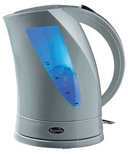 Silver Plastic Jug Kettle