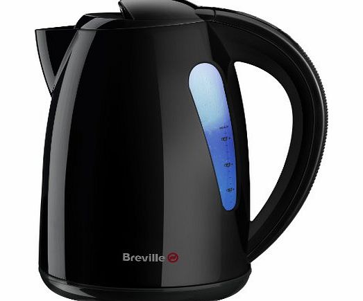 VKJ557 Illuminated Plastic Jug Kettle, Black