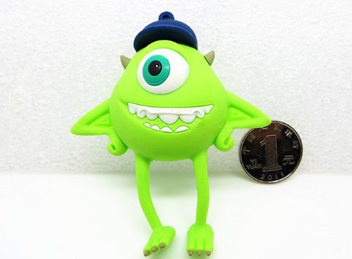 8GB Monsters University cartoon fancy cap Mike Wazowski USB Flash Drives pen drives memory stick disk gift