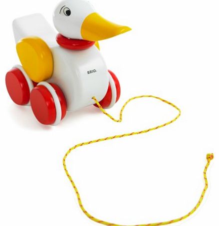  BRI-30323 Wooden Pull Along Duck