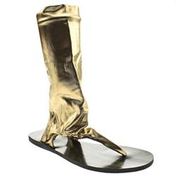 Female Calza Slouch Toepost Fabric Upper in Bronze