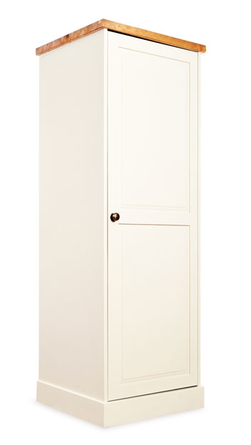 Painted Single Grande Wardrobe - Off