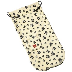 Paw Print Footmuff - Beige