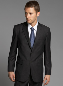 Brown Mini Birdseye Suit Jacket