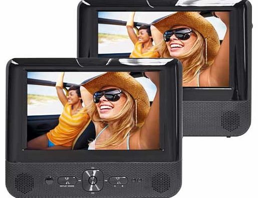 7 Inch Twin Screen In-Car DVD Player