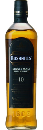 Bushmills 10 year old Irish, Antrim 70cl