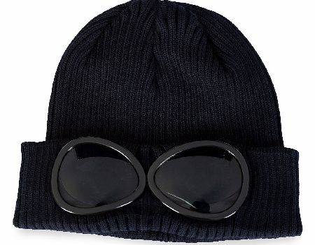 C.P Company Goggle Beanie Hat Navy