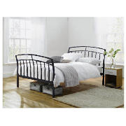 King Bed, Black & Sealy Mattress