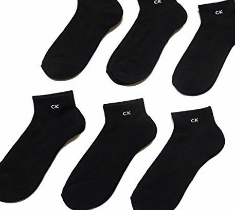 Calvin Klein Mens Calvin Klein 6 Pack of Socks Black