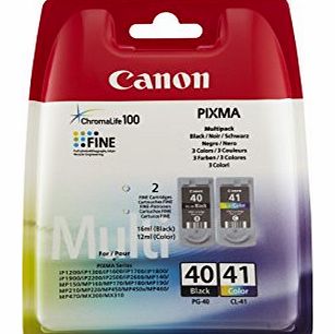 PG-40 / CL-41 Multi Pack - Ink tank - 1 x black, colour (cyan, magenta, yellow)