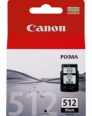 PG-512XL Black Ink Cartridge - High Capacity