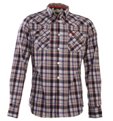 Canterbury Fairhall Purple Check Shirt