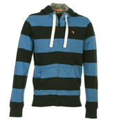 Canterbury Herrold Navy and Blue Stripe Full Zip