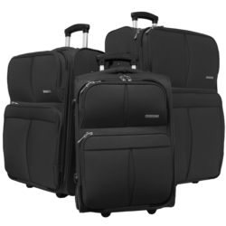 Tourist Luggage Set black 6630