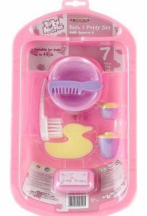 711 Baby Huggles Dolls Bath amp; Potty Set for Dolls Upto 40cm