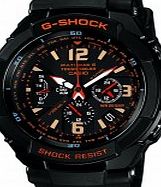 Casio Mens G-Shock Radio Controlled Black Solar