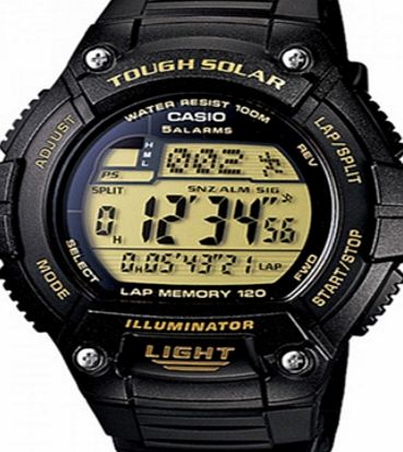 Casio W-S220-9AVDF - MENS WATCH - SOLAR - DARK OCHRE