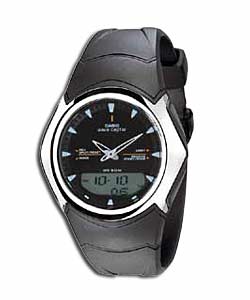 casio Wave Ceptor with Black Strap