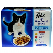 Felix Kitten Pouches As Good As It Looks 100G X