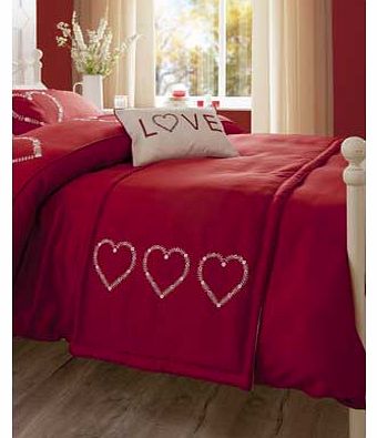 Red Deco Heart Runner