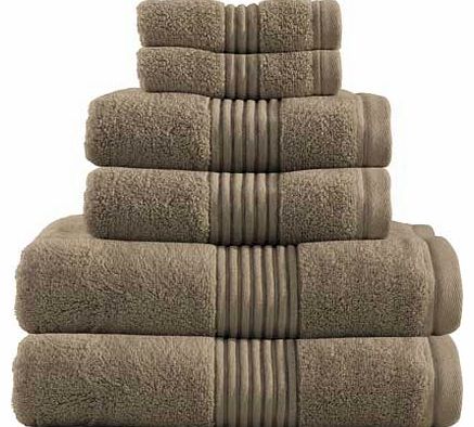 Zero Twist 6 Piece Towel Bale - Mink