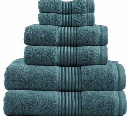 Zero Twist 6 Piece Towel Bale - Teal