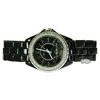 CelebSeen Clothing Mens Chanel Style Black Enamel Watch