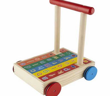 Wooden Alphabet Trolley