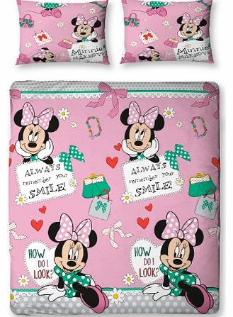 Disney Minnie Mouse Makeover Double Duvet Set