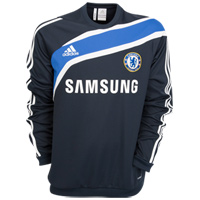 Adidas 09-10 Chelsea Sweat Top (navy) - Kids