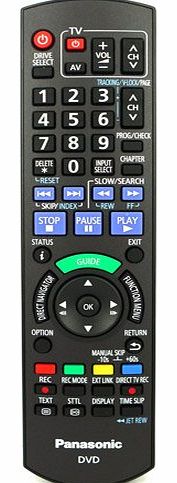 PANASONIC DVD RECORDER / VCR REMOTE CONTROL FOR DMR-EZ49VEB / DMR-EZ49